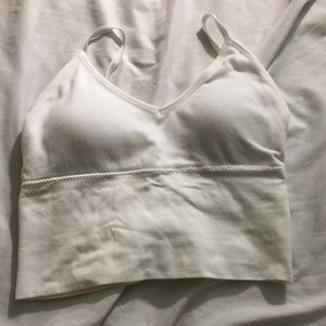 White crop top, size medium